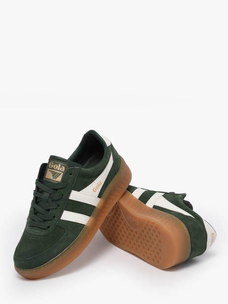 Sneakers Grandslam Uit Leder Gola Groen women CLA589 ander zicht 2